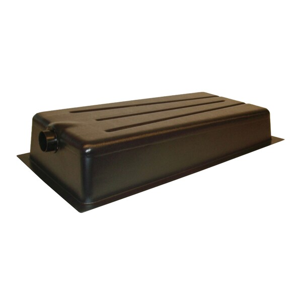 Icon 01608 Holding Tank w Center End Drain HT648ED-48.5" x 24.75" x 9.5" Tank w 3" Spigot&Sensors 01608 - main